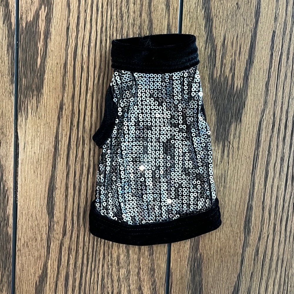 I See Spot velvet and silver dress XXS🐶